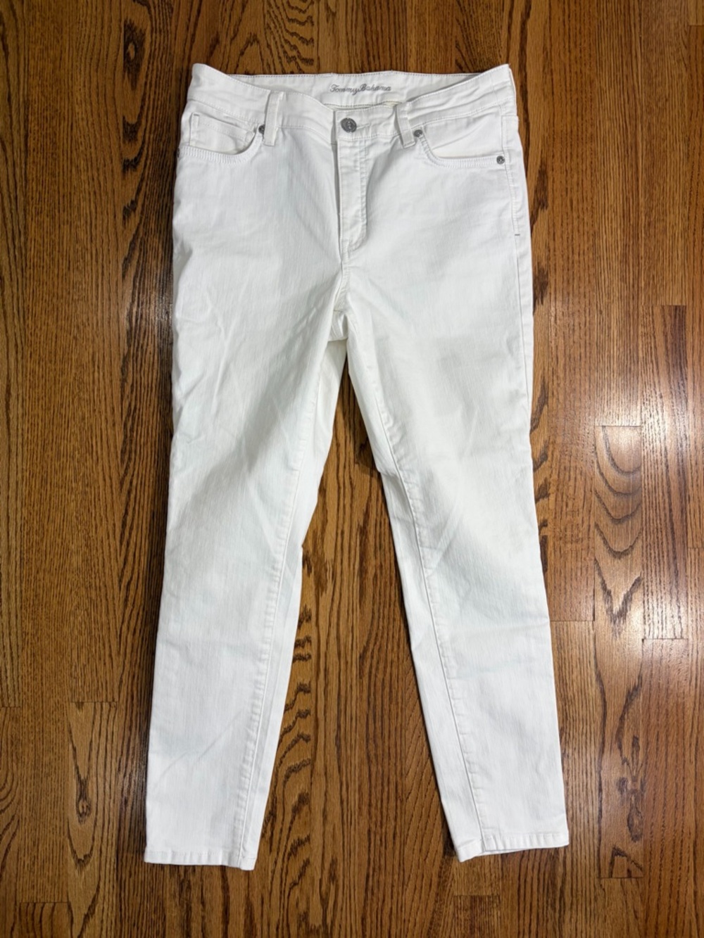 Tommy Babama Ella High-Rise Skinny Ankle Jeans White size 6/28 - Picture 5 of 15